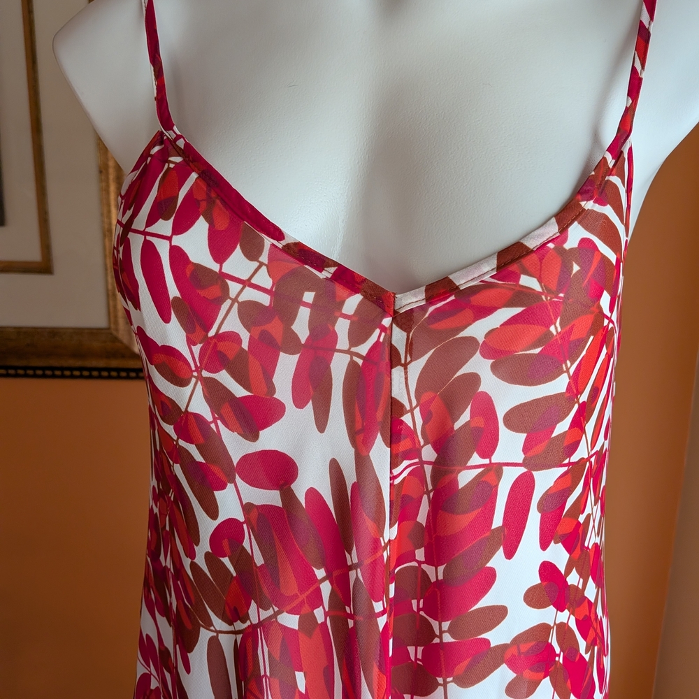Taylor Dress Asymmetrical Hem Maxi Dress Size 8 Bright Color - Picture 8 of 14